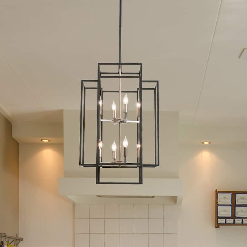 8 Light Kitchen Hall Foyer Cage Chandelier