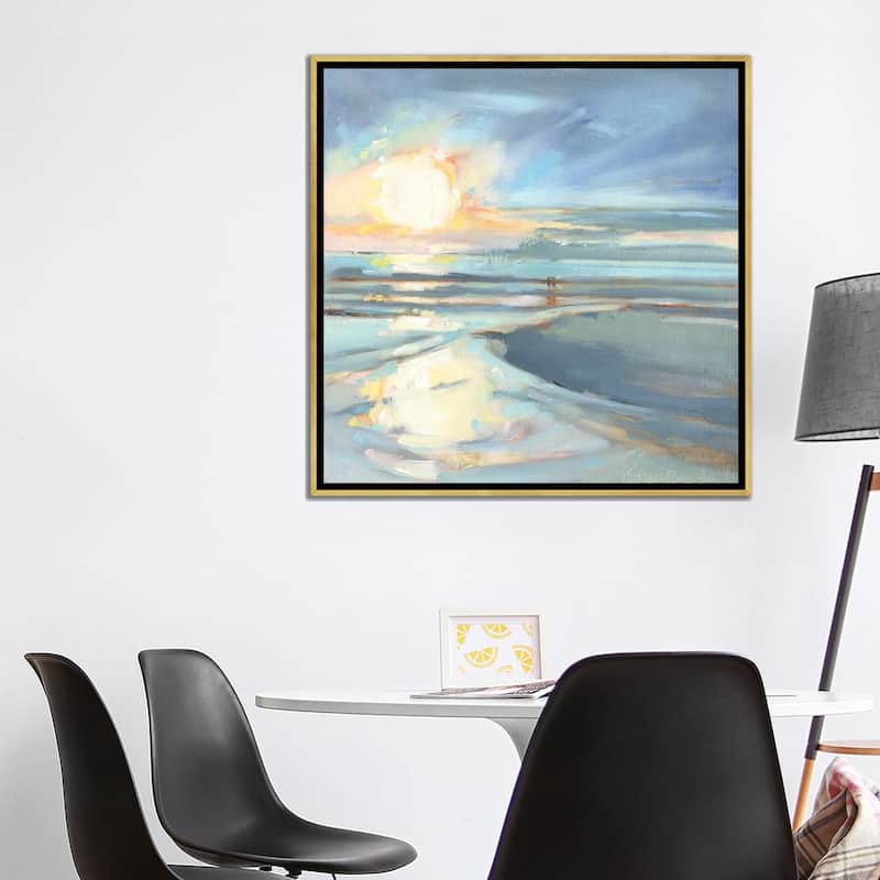 iCanvas "Eastern Lake Sunset" by Kathleen Broaderick Framed Canvas Print