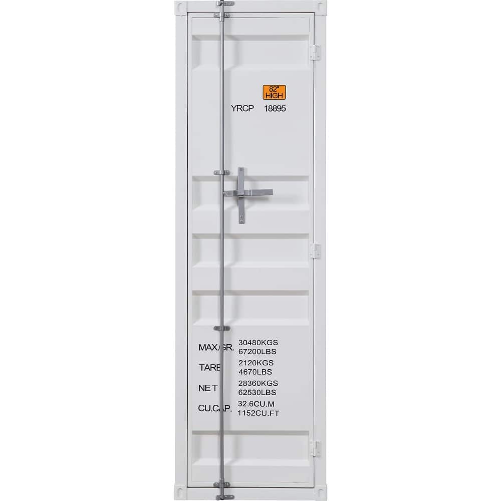Metal Frame Wardrobe with Single Door