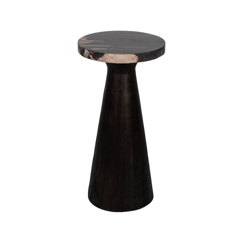 Kayu Petrified Wood Pedestal Table by East at Main