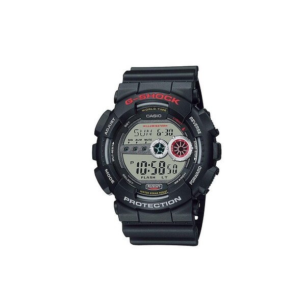 Casio GD-100-1A Men's G-Shock World Time Digital Watch With Grey
