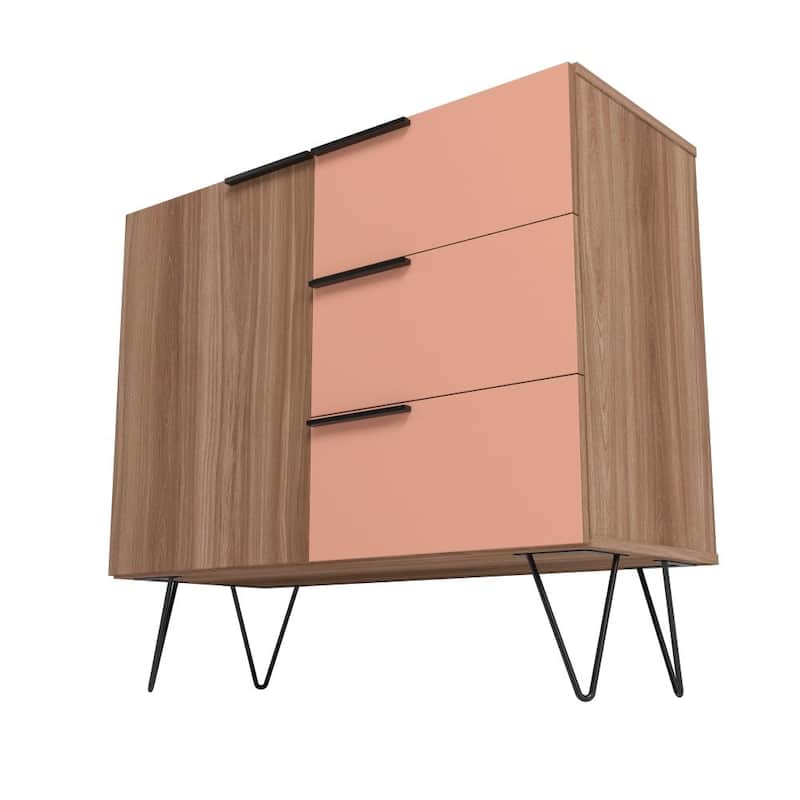 Manhattan Comfort Beekman 35.43 Dresser with 2 Shelves