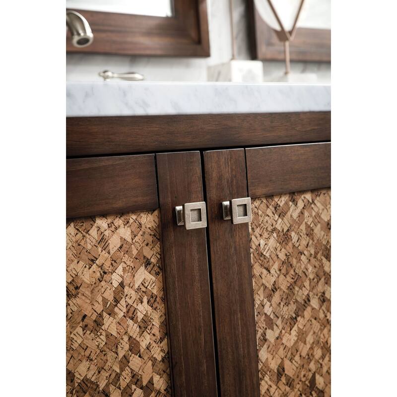 James Martin Vanities Addison 72" Double Basin Hardwood Vanity Set