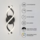 preview thumbnail 6 of 11, Artika DNA Modern Wall Light Fixture, Matte Black
