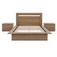 preview thumbnail 34 of 34, Malibu 4-Piece Bedroom Set with Bed, Headboard, and 2 Nightstands