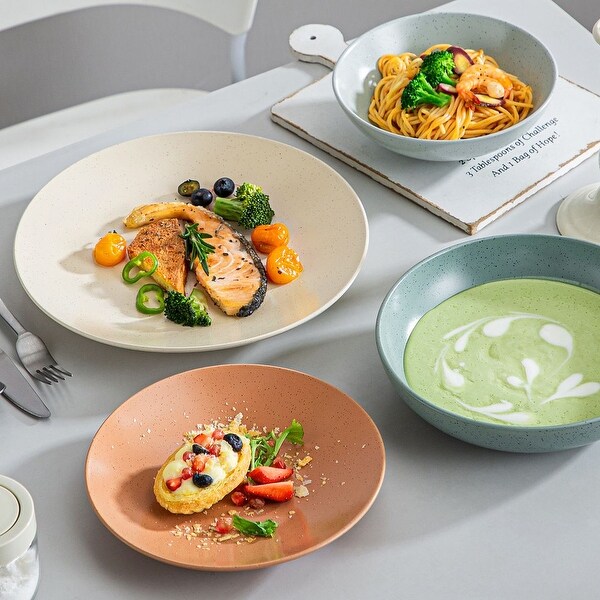 vancasso SABINE Stoneware Speckled Glaze Dinnerware Set - Bed Bath