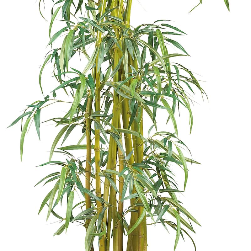 7Ft Curved Silk Tree - Elegant Indoor Outdoor Fake Plant with Stand - Home Decor Accent - 7ft.