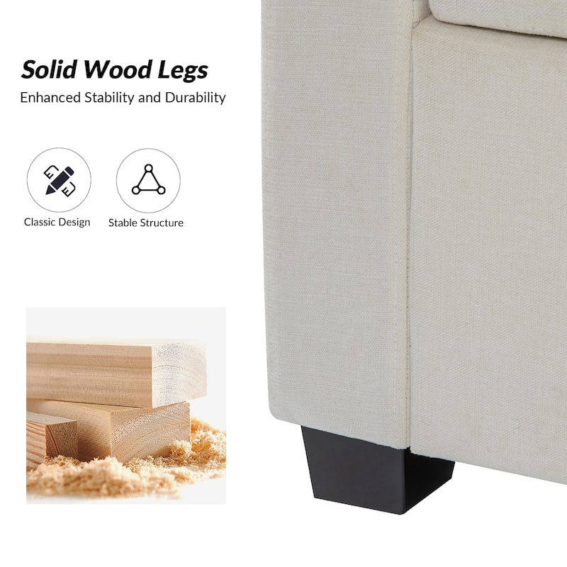 Pascual Storage Bench by HULALA HOME