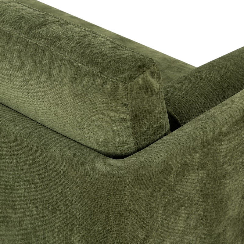 Poly & Bark Lea 90" Sofa - Includes 2 Bloster Pillows and Removable Cushion Covers
