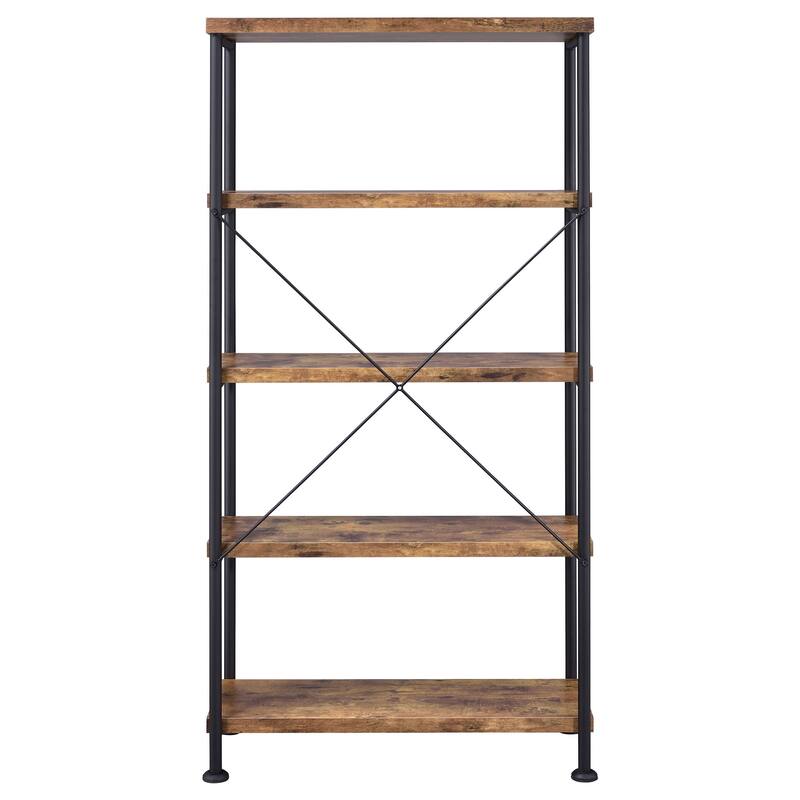 Analiese Farmhouse 63-inch 4-shelf Bookshelf - 31.50" x 14.25" x 63.00"