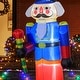 preview thumbnail 20 of 27, Glitzhome 8 ft Christmas Lighted Inflatable Decor