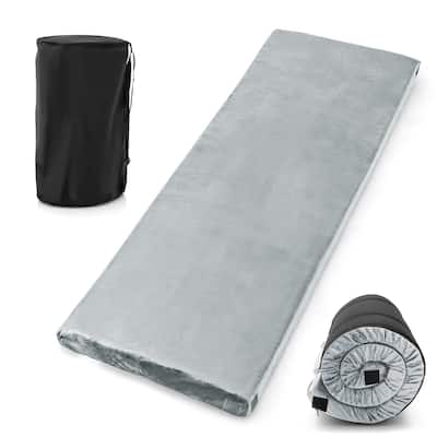 Gymax 72'' Lightweight Roll Up Travel Mattress Portable Memory Foam