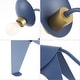 preview thumbnail 5 of 6, Alexia 16" Modern Industrial Iron Brachiosaurus LED Kids' Lamp, Blue by JONATHAN Y