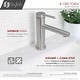 preview thumbnail 3 of 11, STYLISH Stainless Steel Single Handle Single Hole Bathroom Faucet - Faucet Height: 6 3/8" Spout Height: 3 7/8"