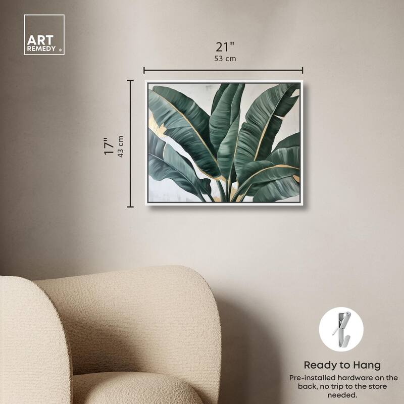 Jungle Jewel Jade II Canvas by Art Remedy