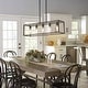 preview thumbnail 3 of 8, 5-Light Industrial Ceiling Chandelier Light Kitchen Island Pendant - 31.5” W x 30.12” H