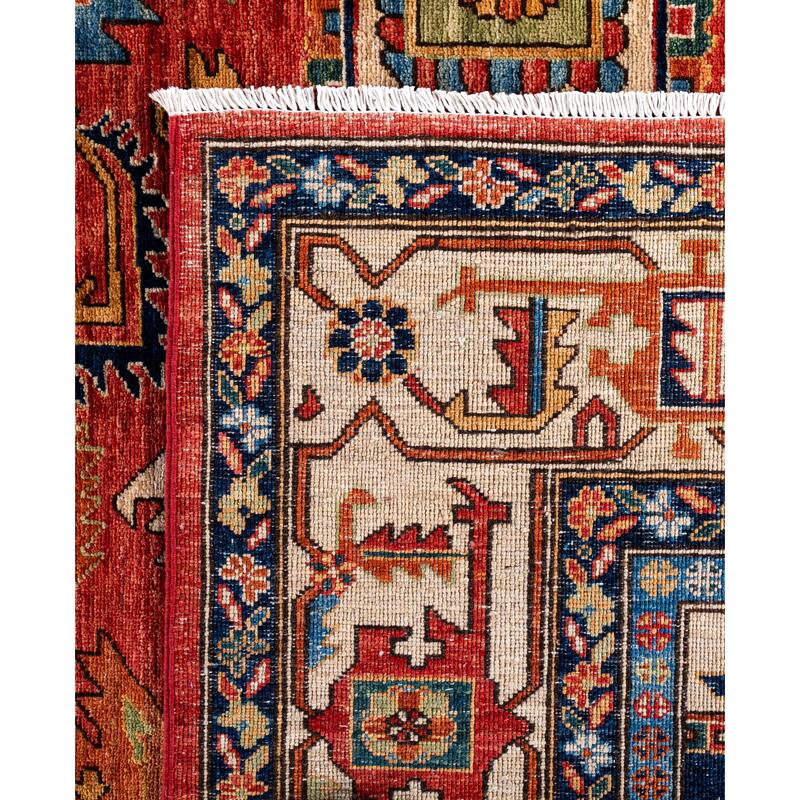 Serapi One-of-a-Kind Hand-Knotted Area Rug - Red - 9' 1" x 11' 10"