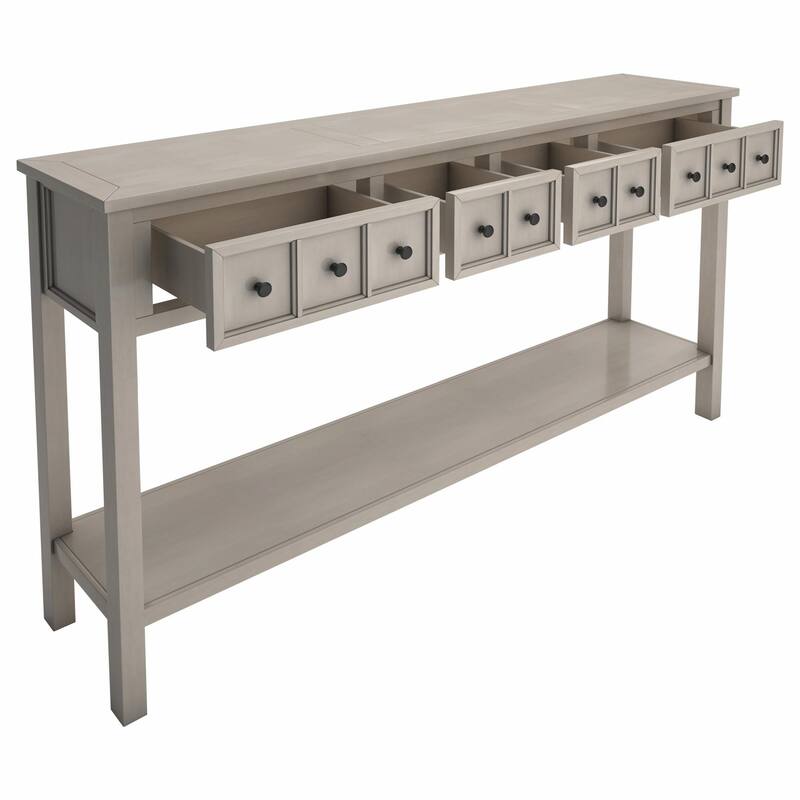 Rustic 60" Entryway Console Table