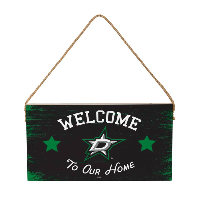 Dallas Stars Wooden Door Decor Wall Sign - Multi-Color