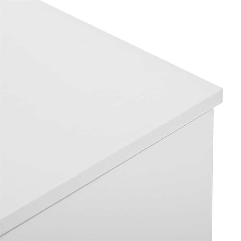 Modern White 9-Drawer Dresser for Bedroom - Ample Storage Wide Chest of Drawers, Sturdy & Safe