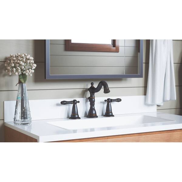 Shop Design House 523324 1 5 Gpm Widespread Bathroom Faucet Oil
