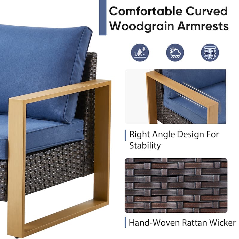 All-Weather Sofa Outdoor Conversation Set