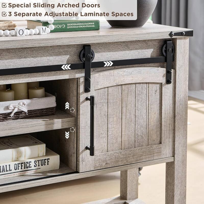 Farmhouse Entryway Table, Rustic Console Table, Wood Sofa Table