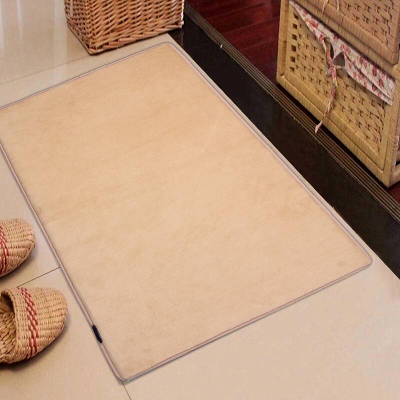 FABBRICA HOME Memory Foam Accent Rug in Solid 21x34