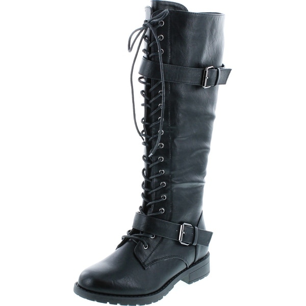 womens black shoes with buckle