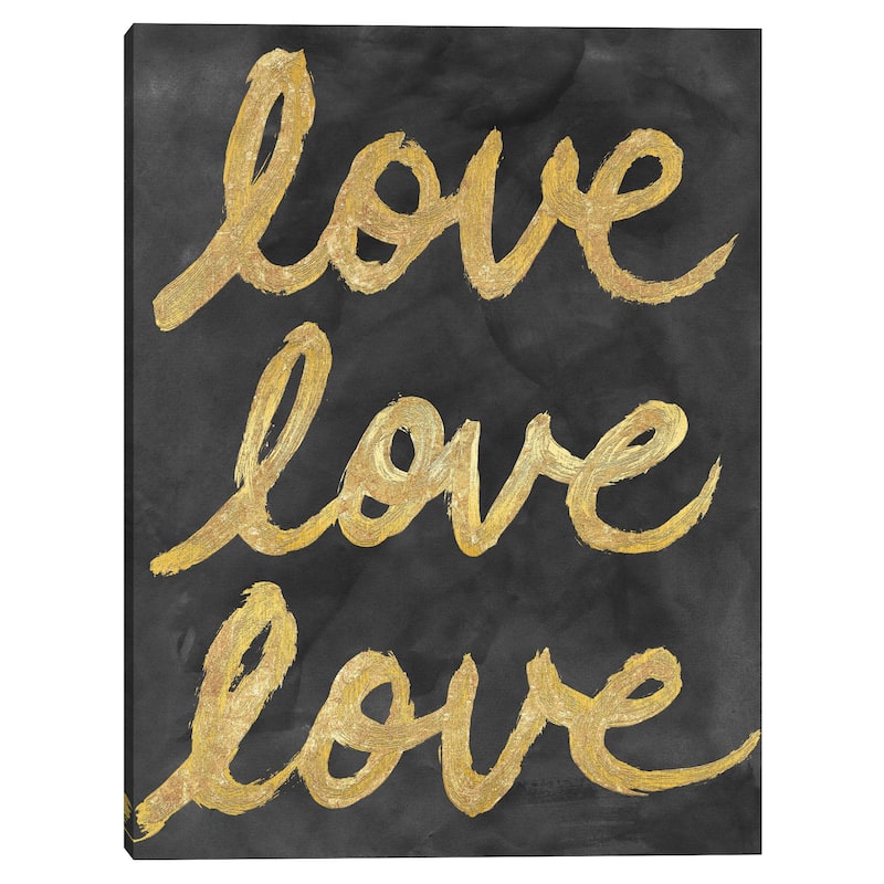 Love Love Love Canvas Art Print