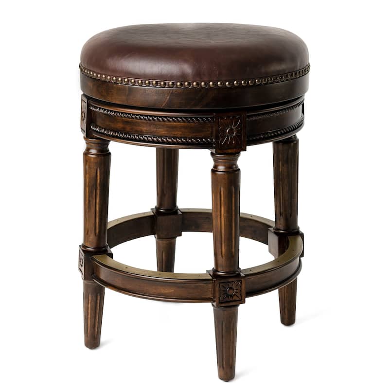 Maven Lane Pullman Backless Swivel Kitchen Stool