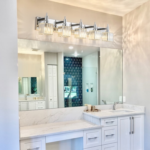 2 3 4 Light Modern Bathroom Crystal Vanity Light Wall Sconces On Sale Bed Bath Beyond 37979448