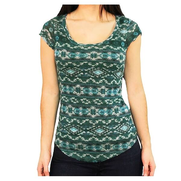 Shop Wallflower Junior Hacci Print Top On Sale Overstock