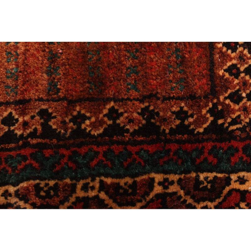 ECARPETGALLERY Hand-knotted Teimani Copper Wool Rug - 3'1 x 5'11