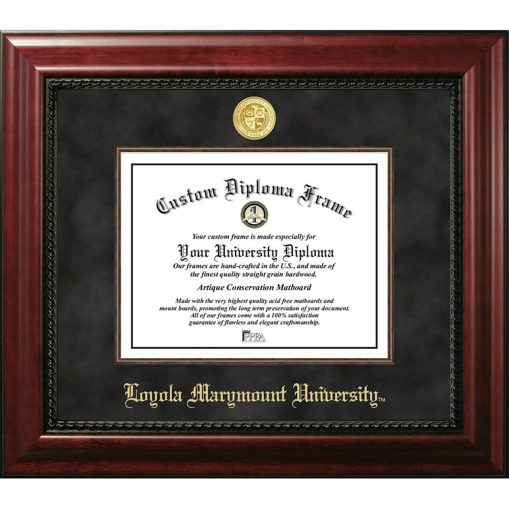Loyola Marymount University 11w x 8.5h Executive Diploma Frame