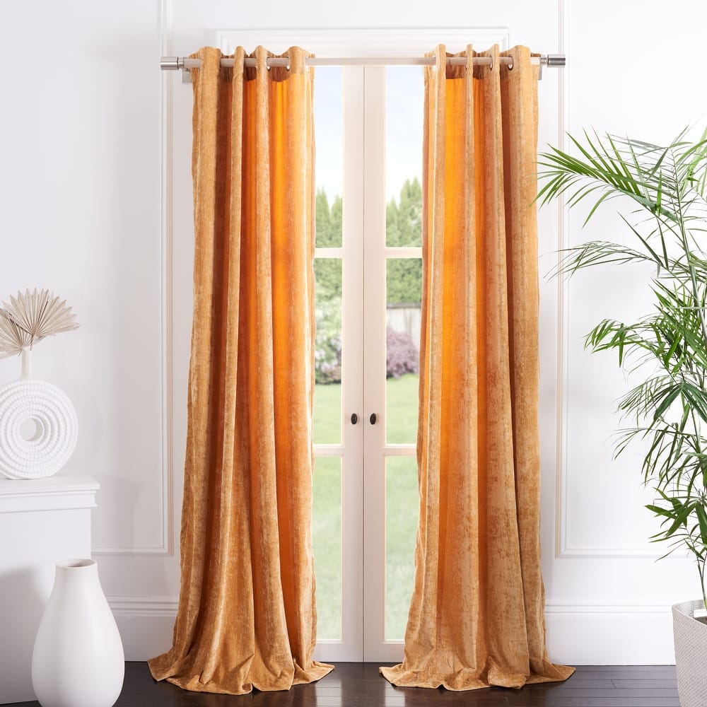 SAFAVIEH Snezanka Window Curtain Grommet Panel Treatment