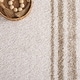 preview thumbnail 67 of 96, SAFAVIEH Border & Stripe Shag Eirny Modern 1.4-inch Thick Rug