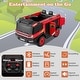 preview thumbnail 7 of 8, Gymax 2-Seater Kids Ride on Fire Truck w/Remote Control Water Gun