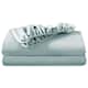Bare Home 2-Pack Microfiber Fitted Bottom Sheets Deep Pocket - Queen - Light Blue