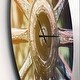 preview thumbnail 3 of 7, Designart 'Country Wagon Wheel Closeup' Oversized Farmhouse Wall CLock