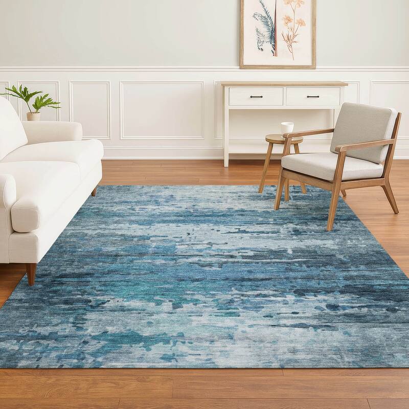 Premium Washable Super Soft Abstract Ombre Mayfield Rug