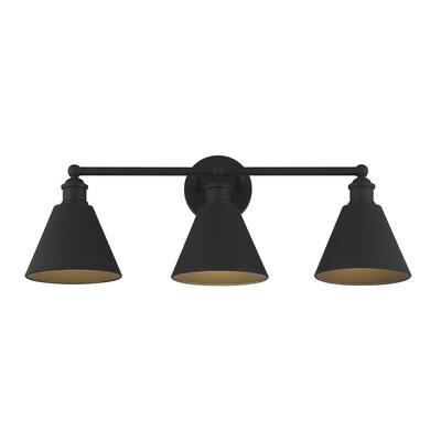 Meridian M80064 3 Light 27" Wide Bathroom Vanity Light