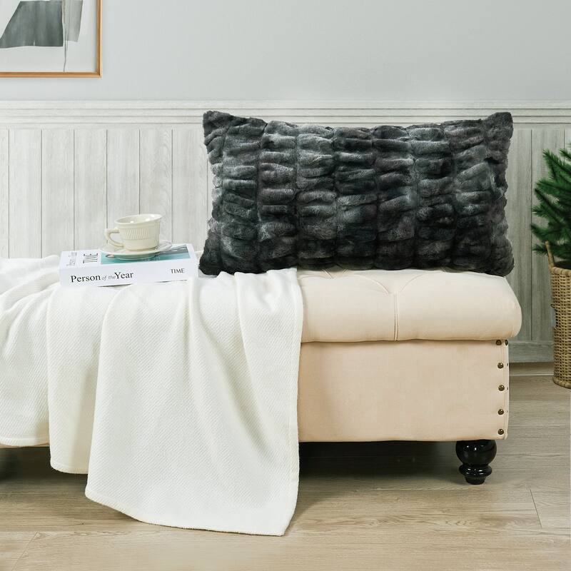 Serenta Shar Pei FauxFur 2 Piece Pillow Shell Set, NO INSERT