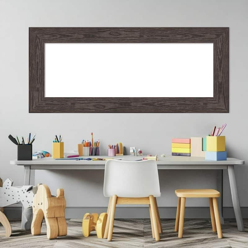 Amanti Art Bridge Black Framed Dry Erase Magnetic Board