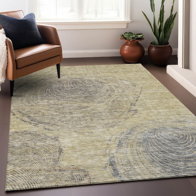 Premium Washable Super Soft Modern Woodgrain Mayfield Rug