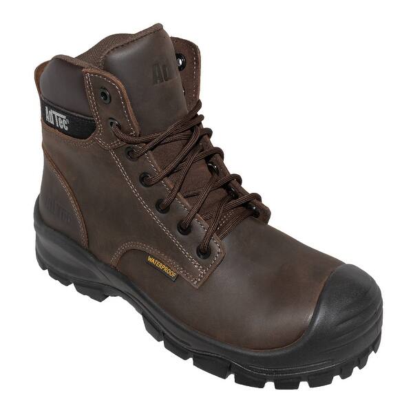 slide 1 of 5, Men 6" Waterproof Composite Toe Work Boot Brown