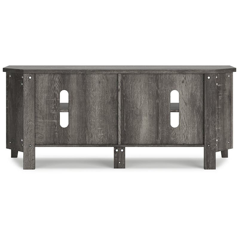 Signature Design by Ashley Arlenbry Gray Corner TV Stand