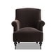 preview thumbnail 2 of 30, Eloise 30" Transitional Velvet Pleated Sock Arm Accent Chair