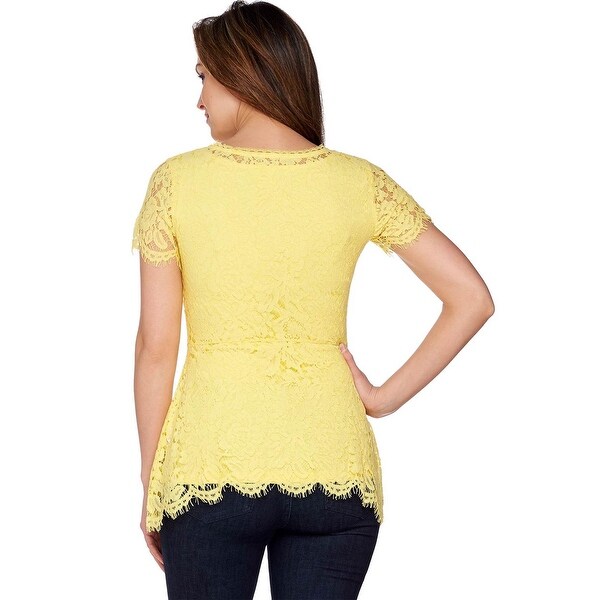 isaac mizrahi peplum top