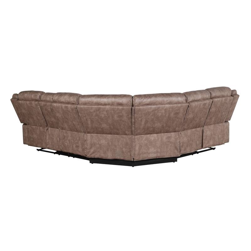 Everwell Sectional Sofa with 2 Cup Holder